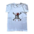 t-shirt ado pirate peint à la main par Elles et No.