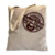 Tote bag beige avec_un_message coffee break peint a la main