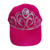 casquette rose enfant avec une couronne peinte à la main par Elles et No.