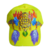 Casquette jaune enfant avec un attrape-rêves peint à la main par Elles et No.