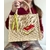 sac en jut avec entremet framboise pistaches peint à la main par Elles et No.