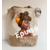 Sac jute et coton avec un portait de femme africaine peint à la main par Elles et No.