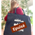 Grand sac à main en coton bio avec des skylines peintes à la main par Elles et No.