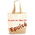 Sac en jute et coton a personnaliser à la main par Elles et No.