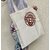 Tote bag en coton beige avec un tampon café peint à la main par Elles et No.