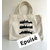 sac en coton avec des skylines peintes à l amain par Elles et No.