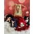 Lot de 5 pochons de Noël peints à la main par Elles et No.