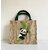 Sac en jute personnalisé avec panda peint à la main par Elles et No.