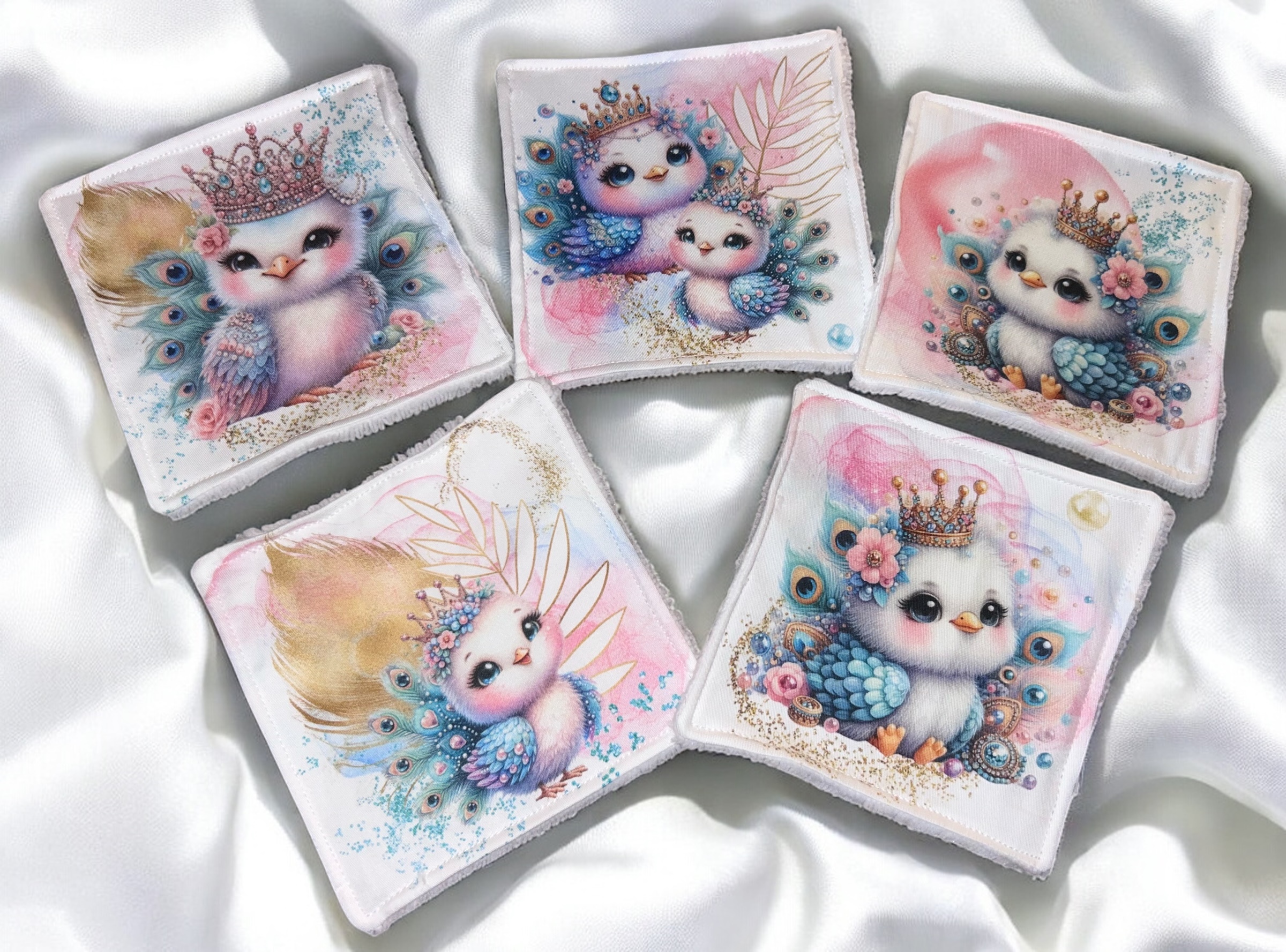 lingettes-paon-fait-main-eponge-bambou-lilou-creation