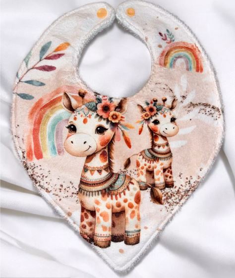 bavoir-safari-girafe-eponge-bambou-fait-main-lilou-creation