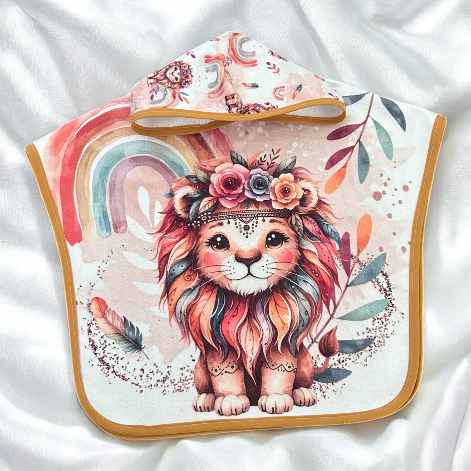 poncho-bain-enfant-plage-fait-main-lilou-creation-eponge-safari