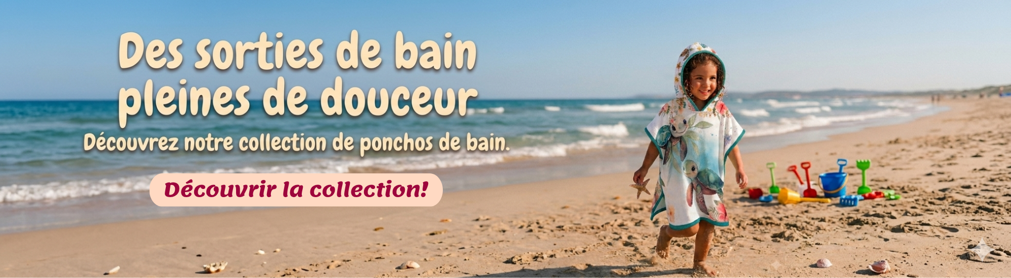 poncho de bain