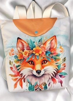sac à dos renard fait main