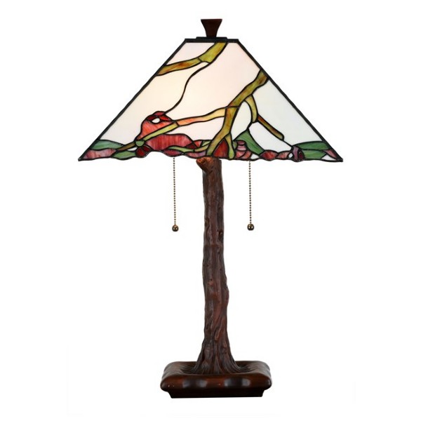 Tiffany Lampe de Table Exotic Maple