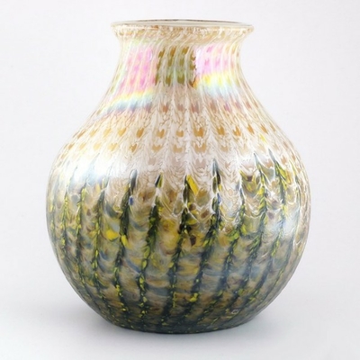 Vase collection Tiffany Monet Pluie dorée