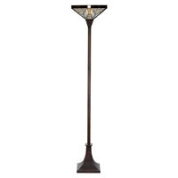 galerie glacis tiffany lampadaire rising sun uplighter vue ensemble