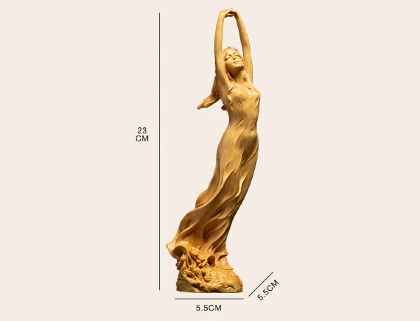 galerie glacis sculpture sur bois la danseuse dimensions