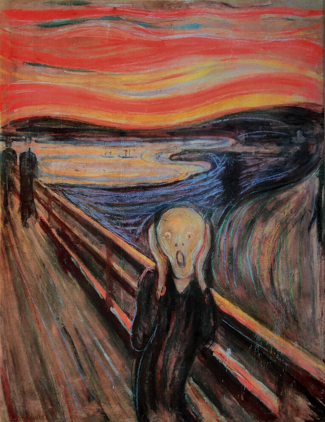 Reproduction du tableau Le cri d Edward Munch