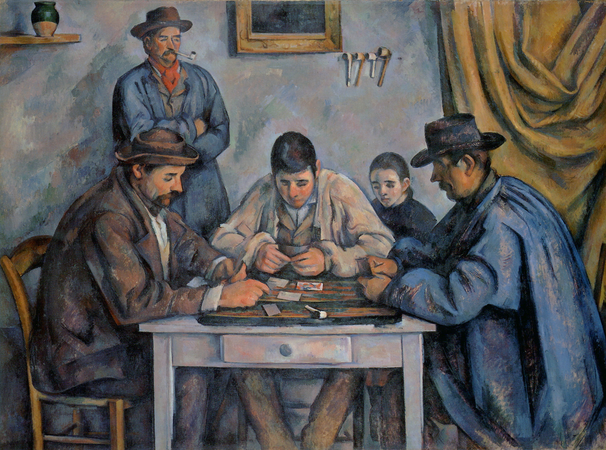 Tableau les joueurs de cartes de Paul Cézanne