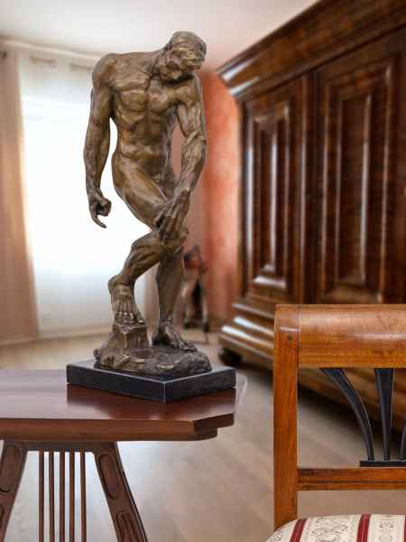 galerie glacis sculpture bronze Adam de Rodin 5