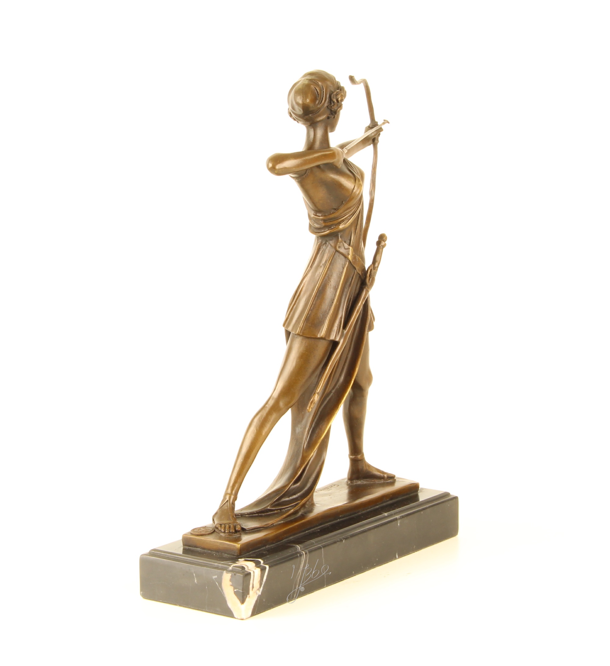 galerie glacis sculpture en bronze de diane la chasseresse 3