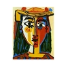 Art-moderne-c-l-bre-peinture-Picasso-Mujer-Con-Sombrero-peinture-l-huile-toile-peinture-Art