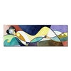 Peinture-de-sommeil-fille-nue-abstraite-Figure-nordique-toile-imprim-e-et-affiches-images-d-art