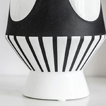 Nordique-cr-atif-noir-et-blanc-Vase-en-c-ramique-Style-abstrait-Arrangement-de-fleurs-artisanat