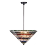 galerie glacis tiffany lampe suspendue up-light Industrielle large