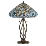 galerie glacis Lampe de table Tiffany Salsa Fly Away