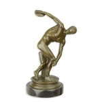 galerie glacis sculpture en bronze du discobole de myron