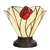 galerie glacis lampe de table tiffany tulip