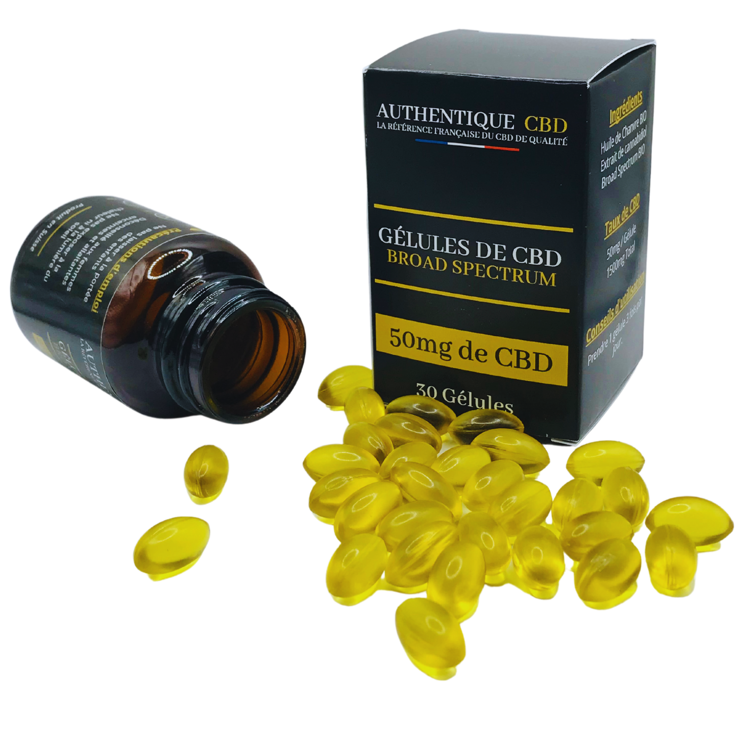 Gélules Cbd 50mg Produits Cbd Premium Authentique Cbd