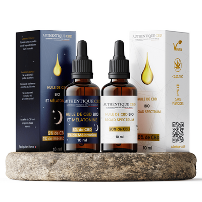 Pack Huile CBD Jour / Nuit