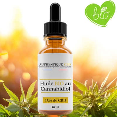 Huile de CBD Bio 15%