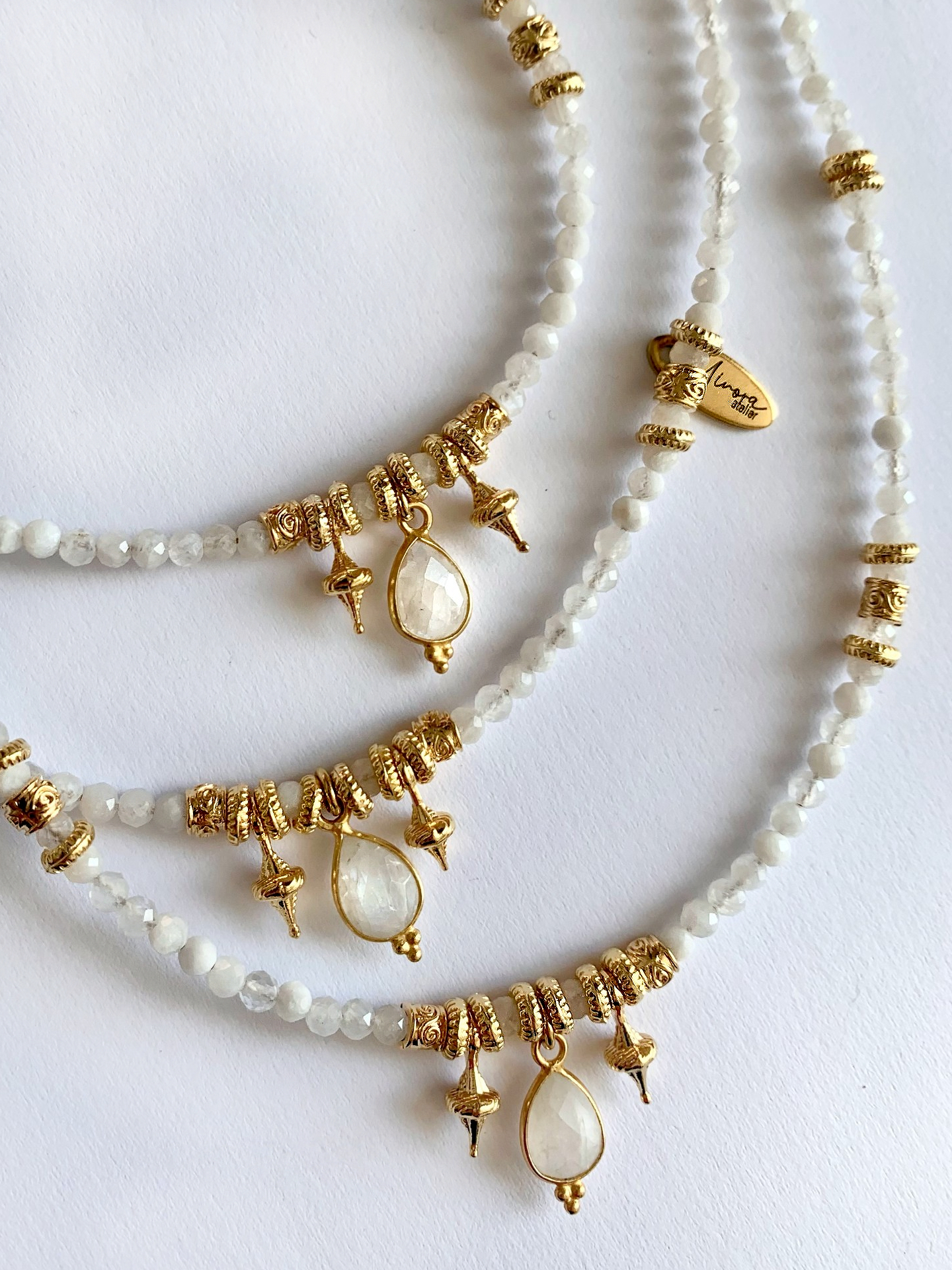 COLLIER OLYMPE MOONSTONE