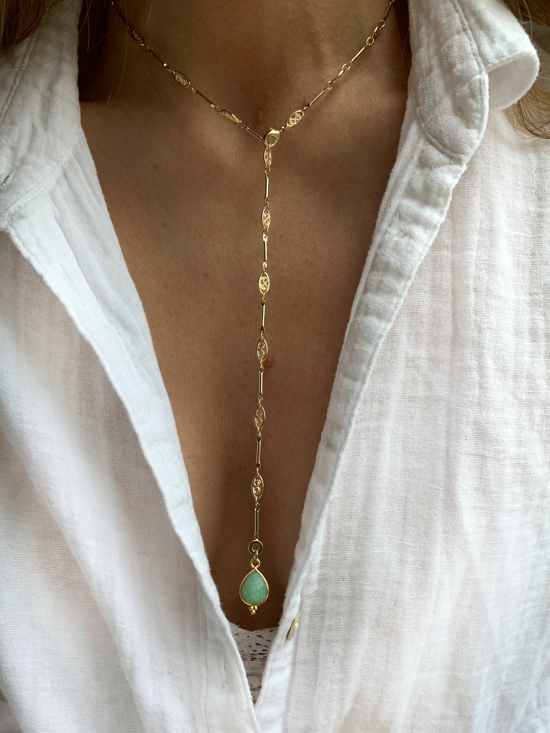 COLLIER KAMNA AVENTURINE