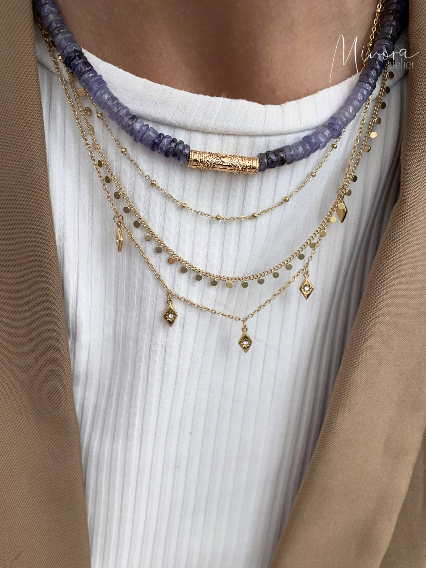 COLLIER EMY TANZANITE