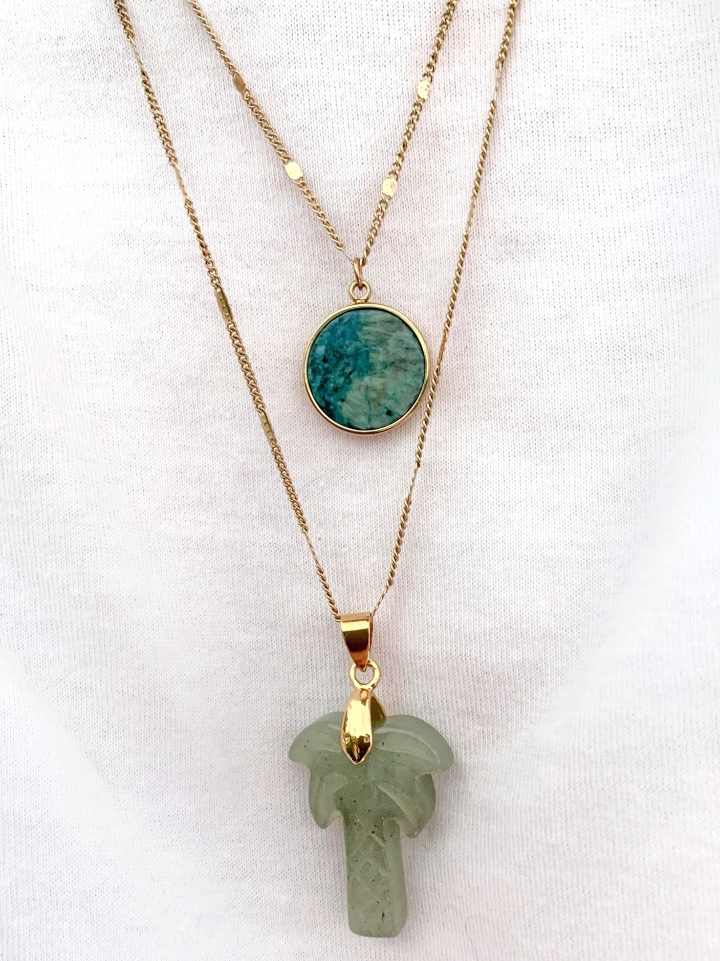 COLLIER JODIE TURQUOISE AFRICAINE