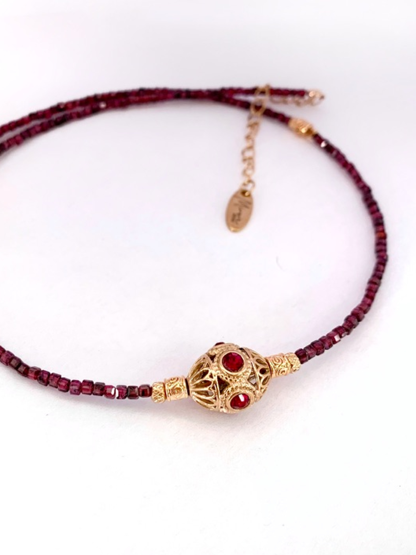 COLLIER YARA GRENAT
