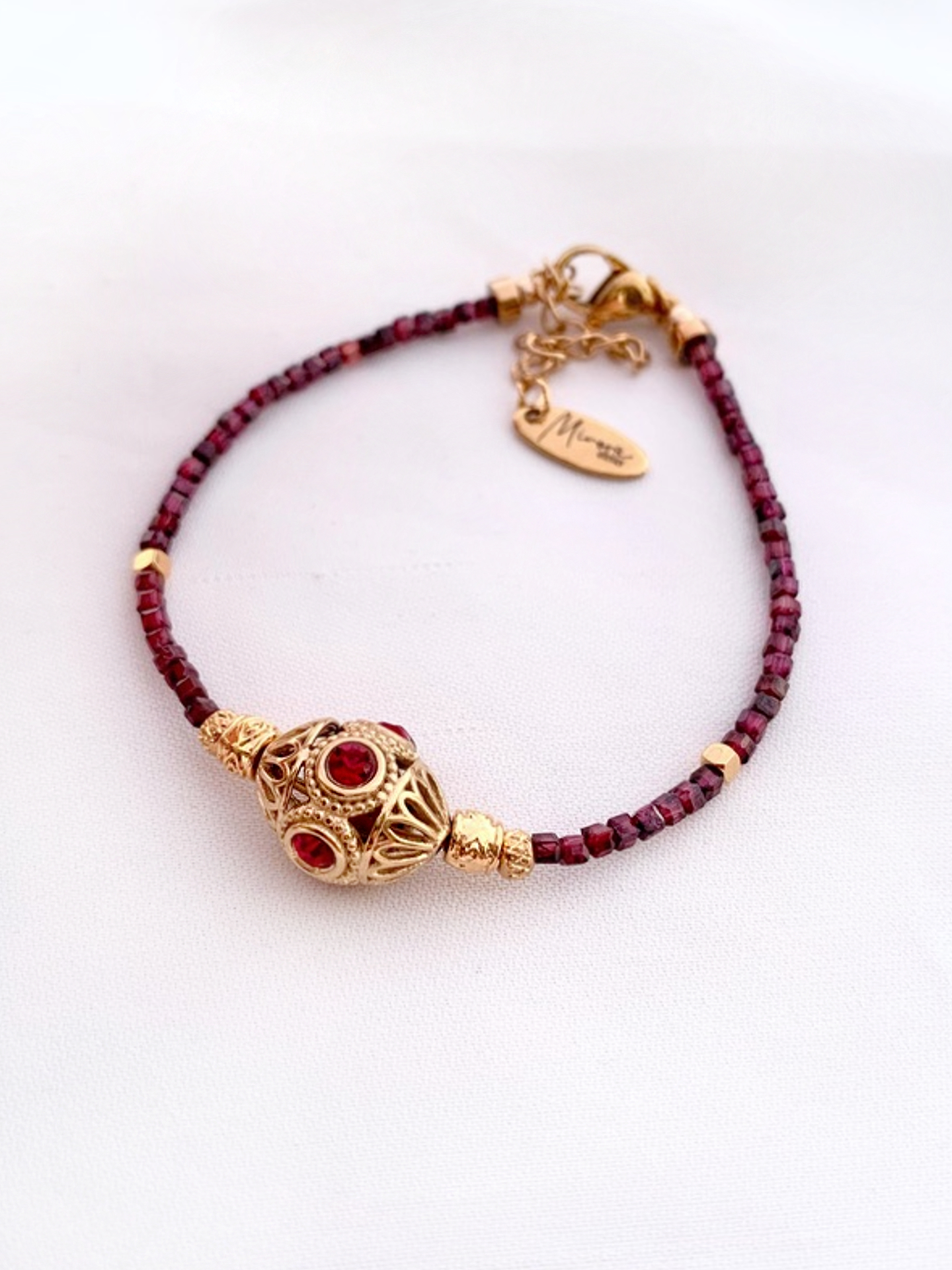 BRACELET YARA GRENAT