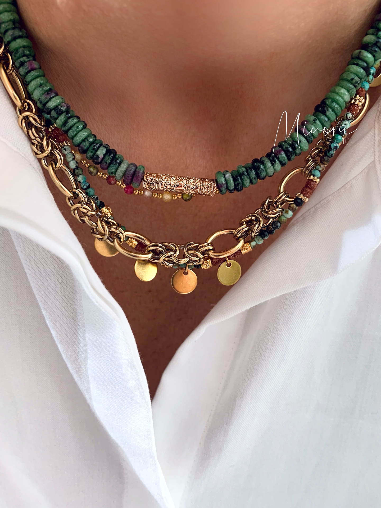 COLLIER EMY RUBIS ZOISISTE