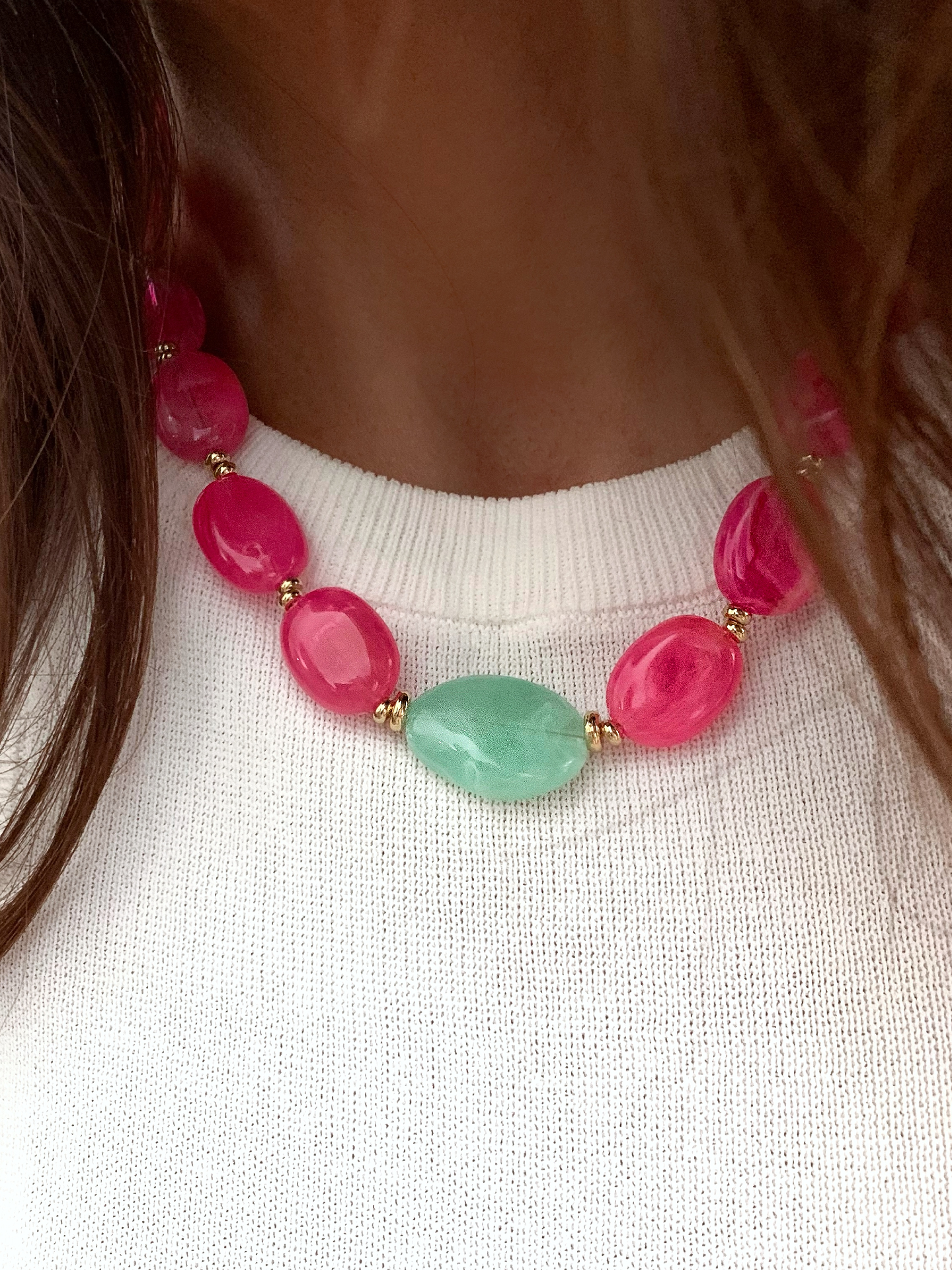 COLLIER MILO PINK