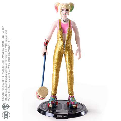 Harley Quinn Birds of Prey - figurine Toyllectible Bendyfigs - DC comics NN4563_VUE2_480