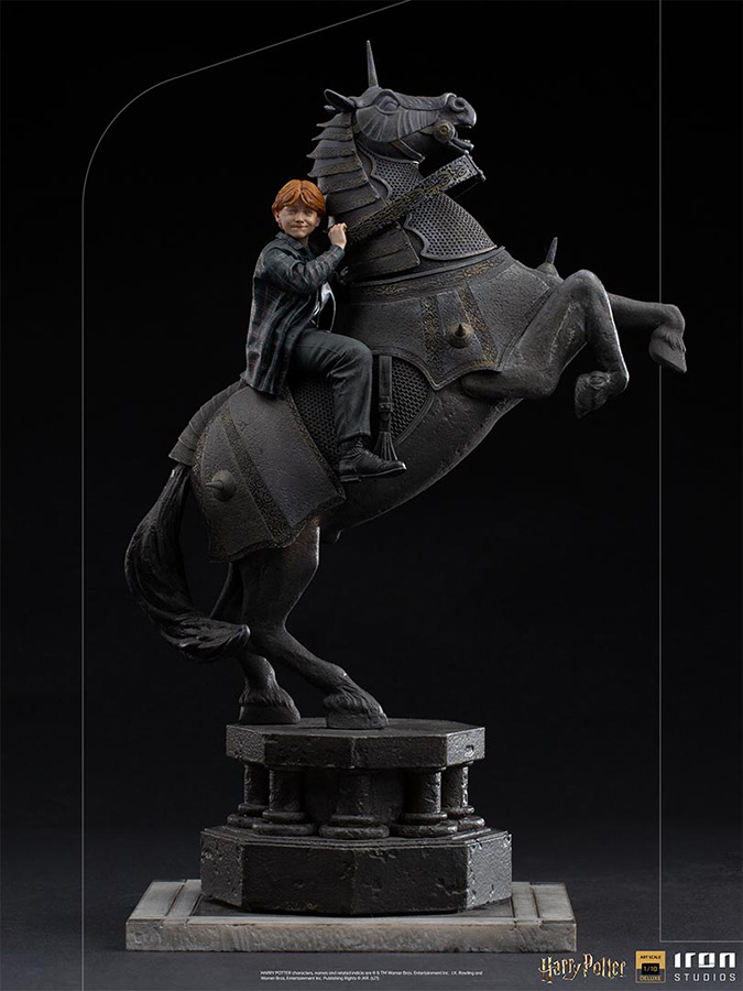 Figurine ron weasley échiquier iron studio