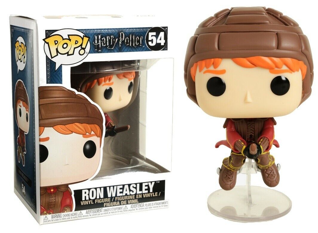 Harry Potter -Pop! Ron Sur Son Balai (On Broom), 54 �?? R?�plique Officielle | Univers Fantastique 