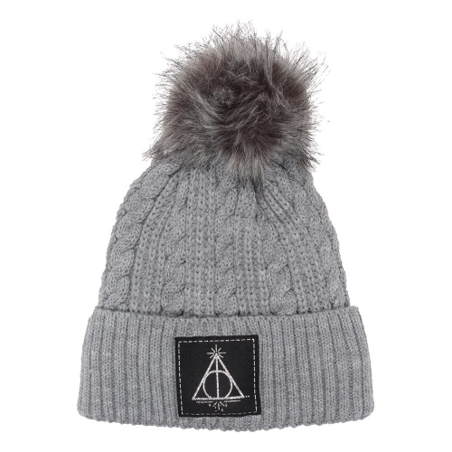 harry-potter-bonnet-deathly-hallows-pompon relique de la mort