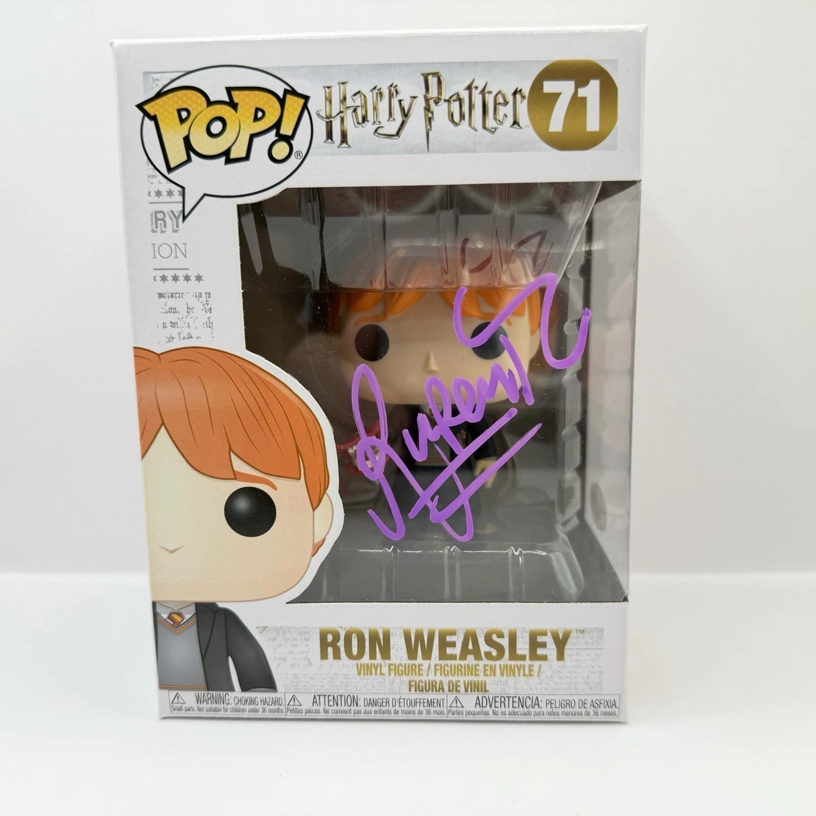 FUNKO POP N°71 dédiccé par rupert grint