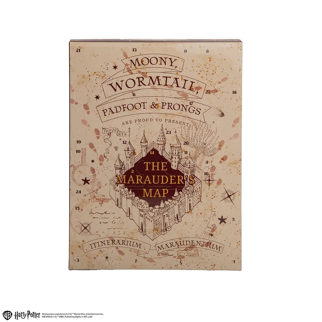 calendrier harry potter 2026 carte du maraudeur v5