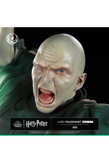 Détail du visage de Lord Voldemort, figurine Ikigai